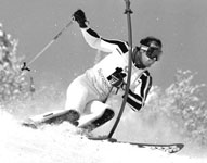 skiing